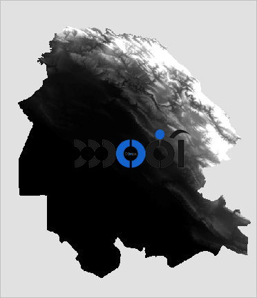 نقشه مدل رقومی ارتفاع استان خوزستان